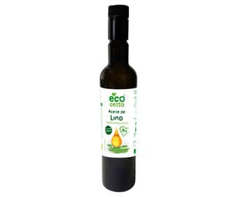 Ecocesta aceite de lino de cultivo ecológico 500ml. - BioFacil.es